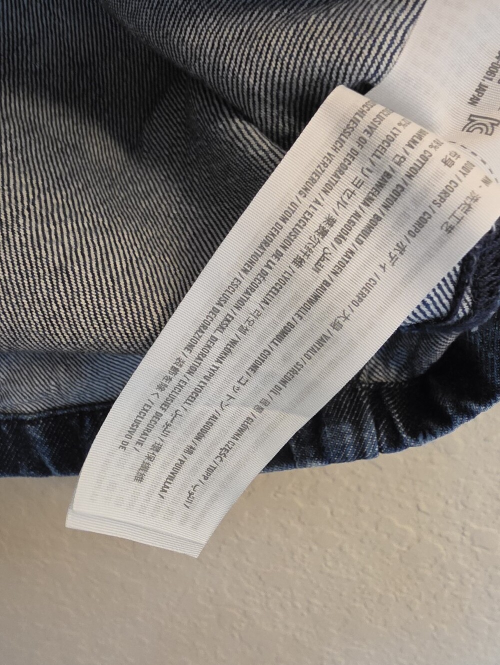 Abercrombie & Fitch Denim Shift Dress Womens Medium Dark Wash Classic 90s Retro - Picture 7 of 9